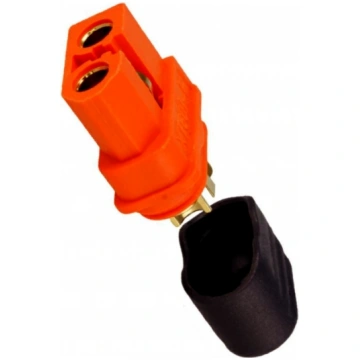 Connector: DC supply; plug; female; XT60; 30A; 500