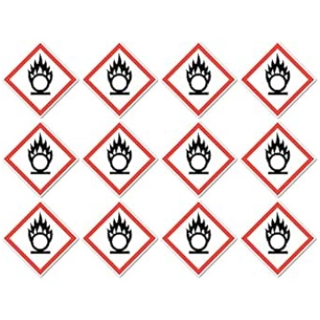 Fire Promoting Danger Symbol UN/GHS Hazard Pictogr