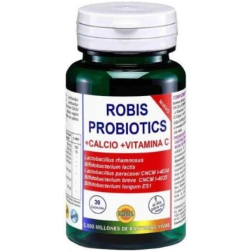 Probiotic + Calcium + Vitamin C 30 Capsules Robis