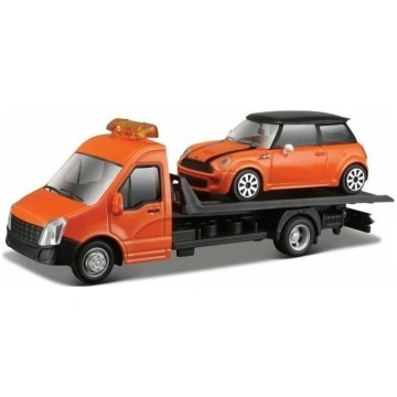 Bburago Street Fire Transport W Mini Cooper S 1:43
