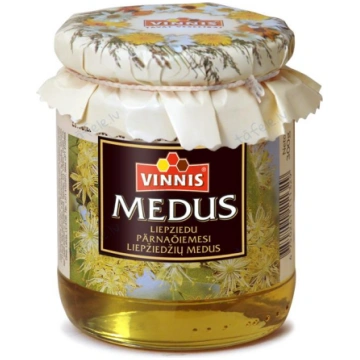 Liepu ziedu medus VINNIS, 0.3 kg