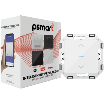 PSMART rullo žalūziju kontrolieris balts stikls RM