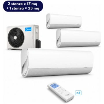 Midea Breezeless+ Trial Split 7,9 kW per 2 stanze 