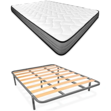 Homey Andrea Complete Bed with Mattress (Winter/Su