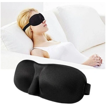Acu maska miegam 3D melna