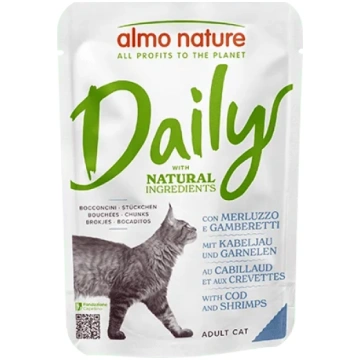 Almo Nature Daily menca un garneles konservi pieau