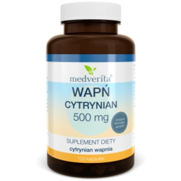 Calcium citrate 500 mg Medverita 120 caps