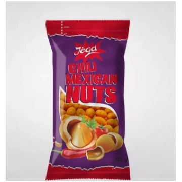 Zemesrieksti Jėga čili garšā 100 g — grauzdēti zem