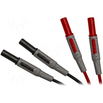 Test leads | Inom: 10A | Len: 1.2m | insulated | b