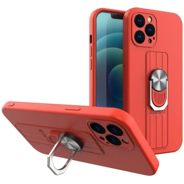 Hurtel Silicone ring case with finger grip and bas