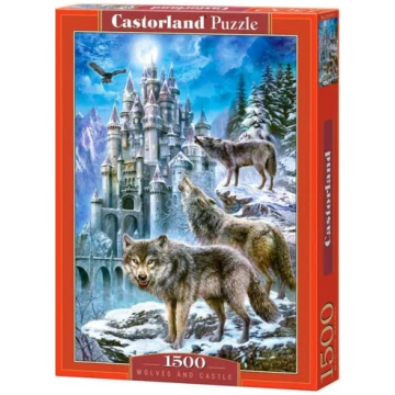 1500 - gabalu puzle Vilki un pils CASTORLAND