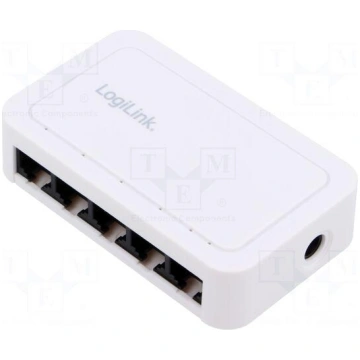 Switch Ethernet | DC socket,RJ45 socket x5 | PnP,P
