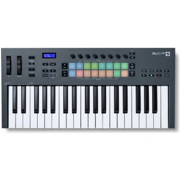MIDI klaviatūra Novation FLkey, melna krās