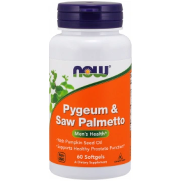 Pygeum & Saw Palmetto Now Foods 60 softgels