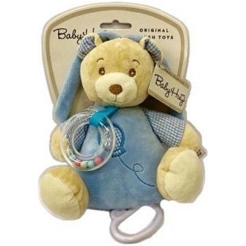 BABY HUG Muzikālā rotaļlieta Lācītis 20cm, zils 89