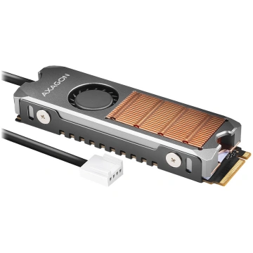 AXAGON CLR-M2FAN active fan - M.2 SSD, 80mm SSD, c