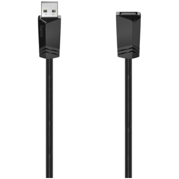 Hama USB Extension Cable, 1,5 m, melna - Vads, 002