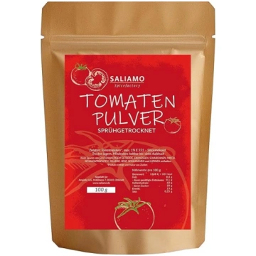 100 g tomātu pulvera no saulē nogatavinātiem svaig