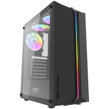 darkFlash Darkflash DK151 LED computer case (black