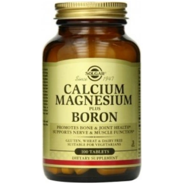 Calcium Magnesium plus Boron Solgar 100 tab