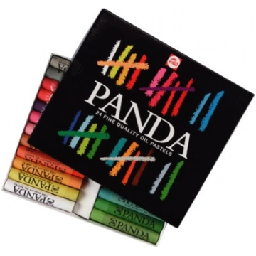 Eļļas pasteļi PANDA, 24 krāsas
