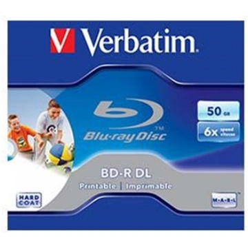 *BD-R DL 50Gb/6x Blu-rayDisc (jewel) printable VRB
