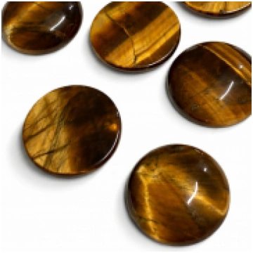 Kabošons - tīģera acs 30 mm 37014