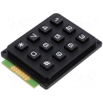 Keypad: plastic | No.of butt: 12 | none | plastic 