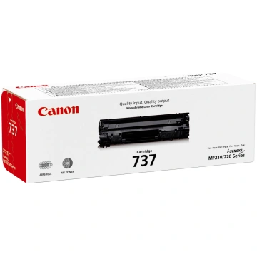 Tonera kasetne Canon 737 Melna 2100 lappuses 9435B