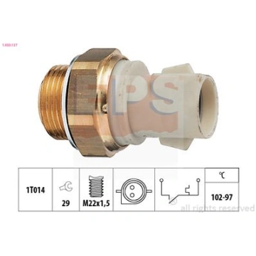EPS 1850137 Termoslēdzis, Radiatora ventilators