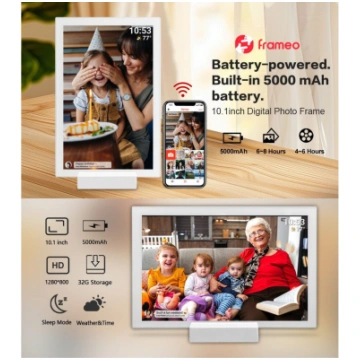 Digitālais foto rāmis 10,1 collas Frameo - Wi-Fi -