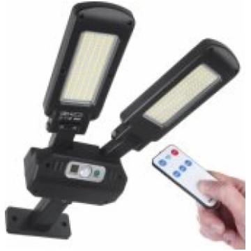 Maclean Solar LED street lamp with motion sensor a