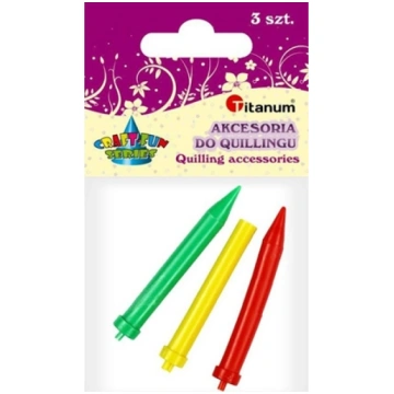 Titanum Iga do quillingu nawijak plastik 3szt CRAF
