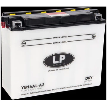 Batteria Per Moto Landport Modello YB16AL-A2 Con T