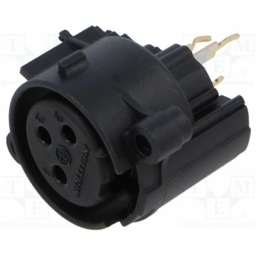 Connector: XLR; socket; female; PIN: 3; straight; 