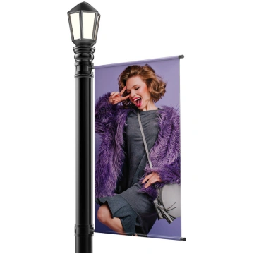 Street Banner karogs - vienpusējs 73-cm 250-cm