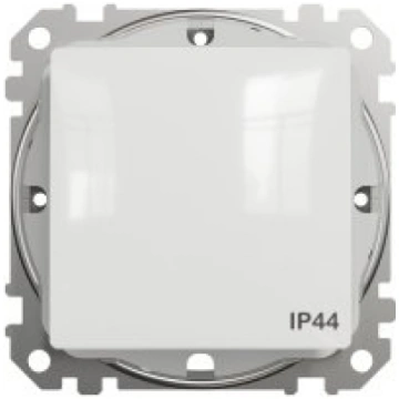 Schneider Electric IP44 Slēdzis 10AX , balts SEDNA