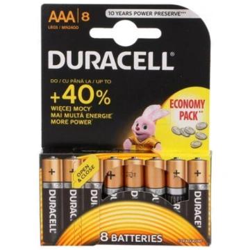 Battery: alkaline | 1.5V | AAA,R3 | Batt.no: 8 | n