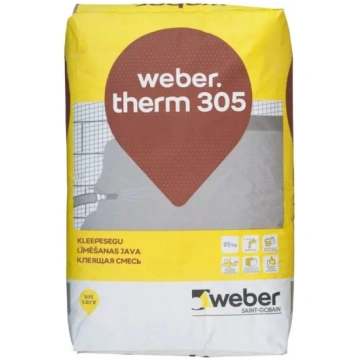 Līmēšanas java EPS loksnēm weber.therm 305, 25kg