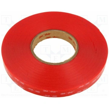 Tape: fixing; W: 19mm; L: 33m; Thk: 0.5mm; double-