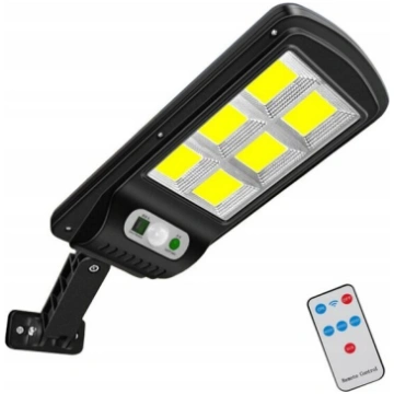 120 LED ielas-āra lampa ar saules bateriju un kust