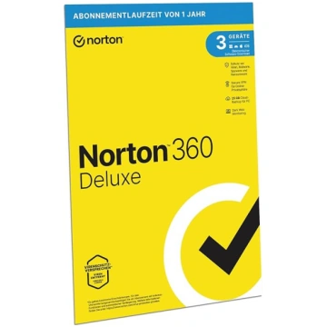 Norton 360 Deluxe 2022 | 3 ierīces | Antivīruss | 