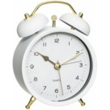 ATMOSPHERA Retro 10cm White modinātājpulkstenis 17