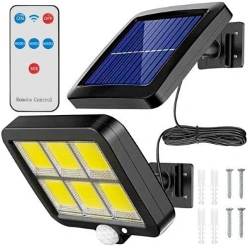 120 LED COB Izoxis saules sienas lampa
