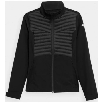 4F WOMEN"S SOFTSHELL DEEP BLACK