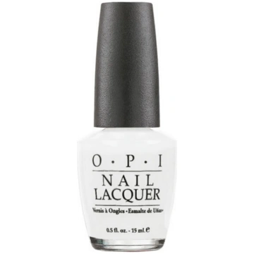 Nagu laka OPI Alpine Snow, balta krāsa, 15 ml
