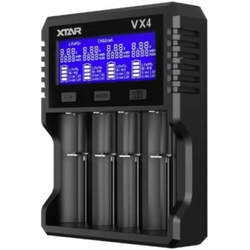 XTAR VX4 viedais lādētājs 1.5V Li-ion / 3.7V Li-io