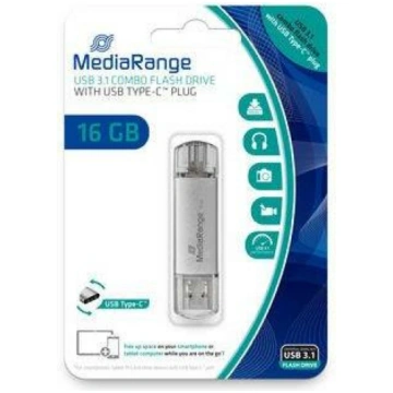 Mediarange USB zibatmiņa MR935, 16 GB, USB Type-A 