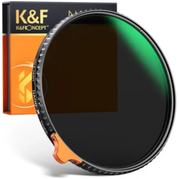 K&F Concept 82mm Variable ND Filter ND2-ND400 (9 S