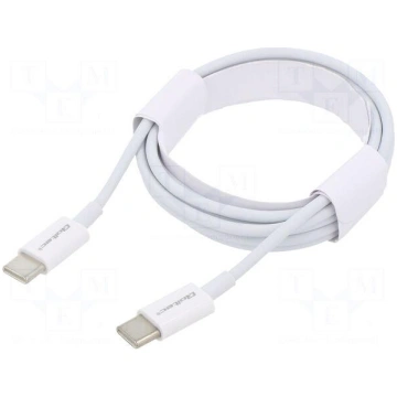 Cable | USB 2.0 | USB C plug,both sides | 1.5m | w